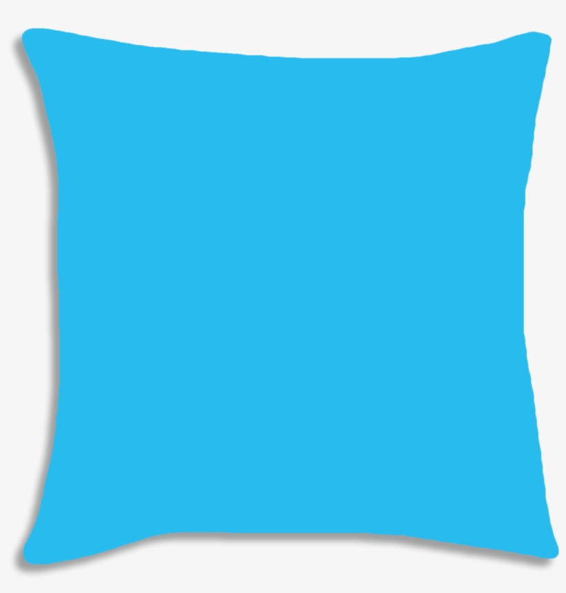 Tail Feather Rainbow Decorative Throw Pillow - Voile D Ombrage Rectangulaire Bleu Azur, transparent png #6426793
