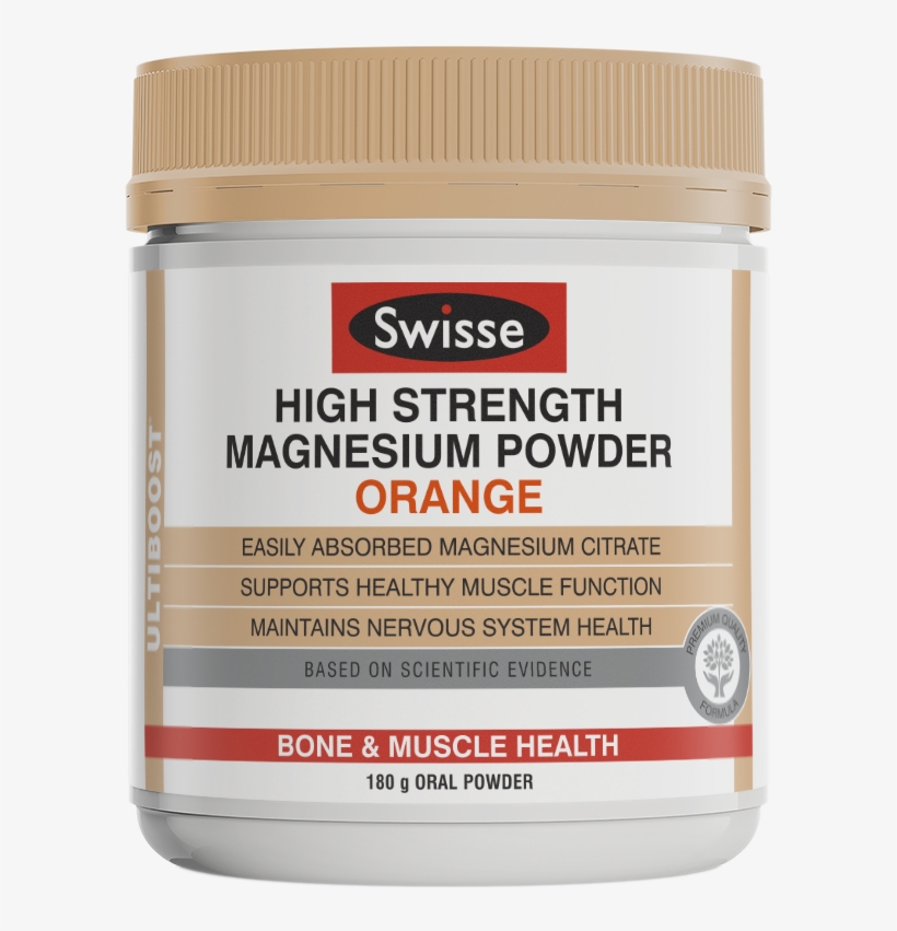 Bones, Joints & Muscles - Swisse Magnesium Powder, transparent png #6426844