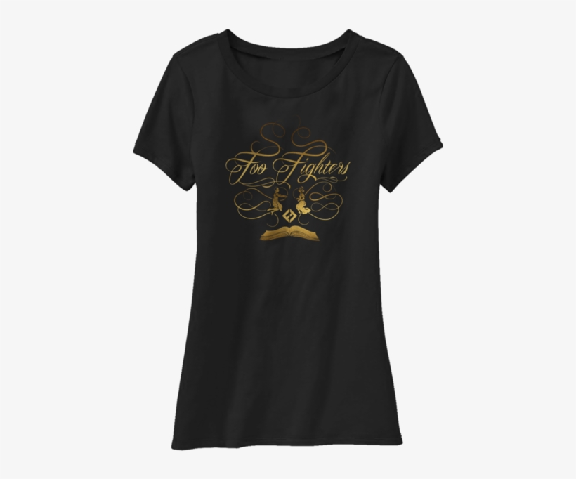 Kids Book Women's Tee - Foo Fighters T Shirt V Neck, transparent png #6427538