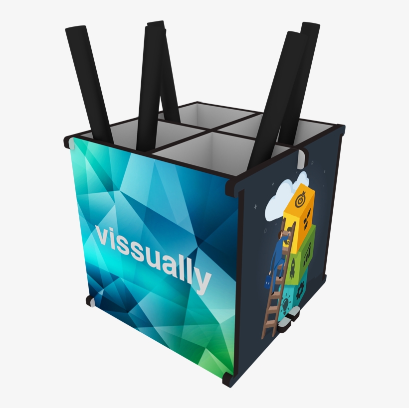 Cubo Cgp Con Bolis - Graphic Design, transparent png #6427754