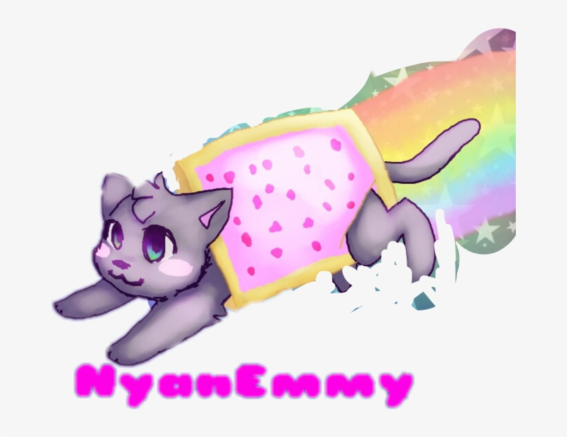Nyanemmy Nyancat Nyan Cat Ranbowcat Rainbow Flyingcat - Nyan Cat, transparent png #6427810