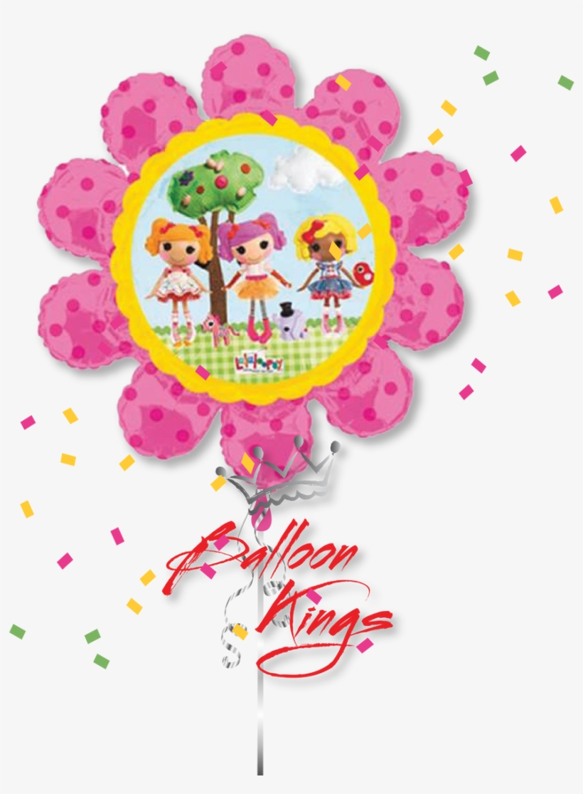 Lalaloopsy Flower - Lalaloopsy Party - Lalaloopsy Supershape Foil Balloon, transparent png #6430170