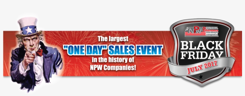 Black Friday Web Banner - Uncle Sam, transparent png #6430817