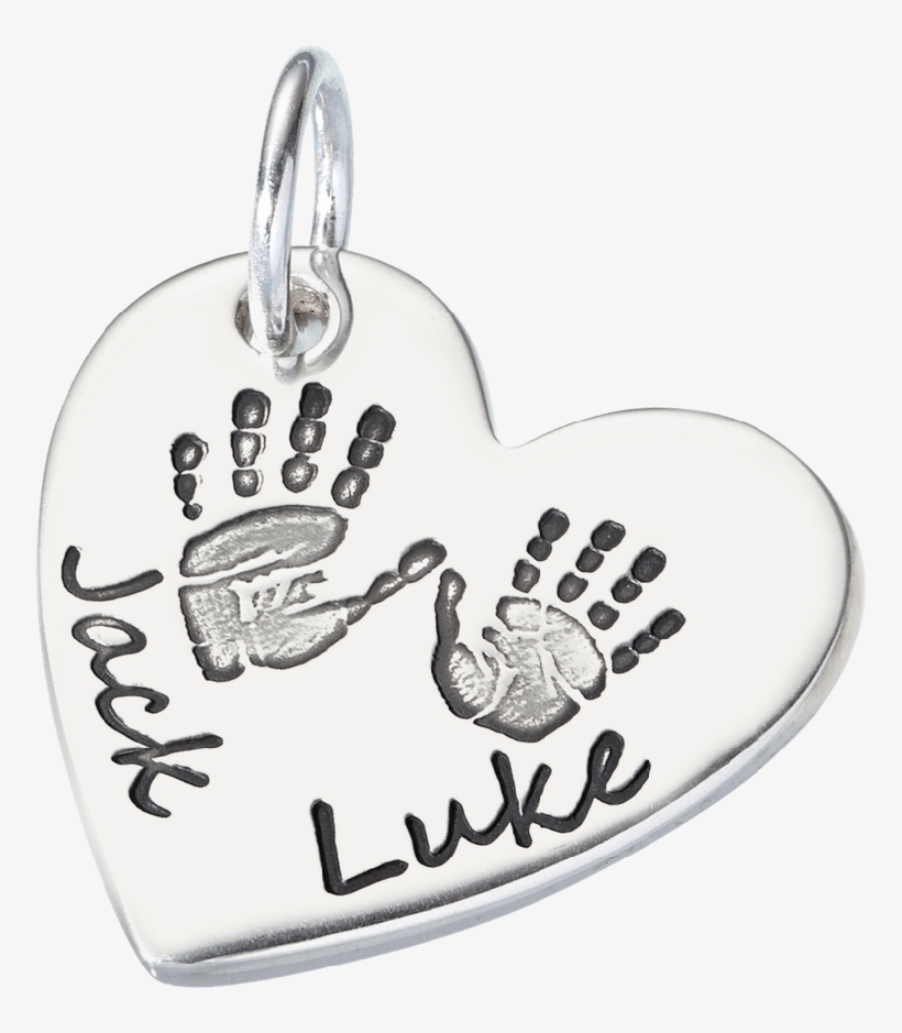 Large Double Charm Footprint - Charm Bracelet, transparent png #6430949