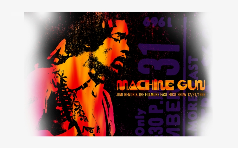 Jimi Hendrix Machine Gun The Fillmore East First Show, transparent png #6430950