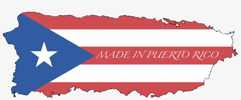 I Invite You To Share In A Project To Which I Have - Puerto Rico Map Flag, transparent png #6431506
