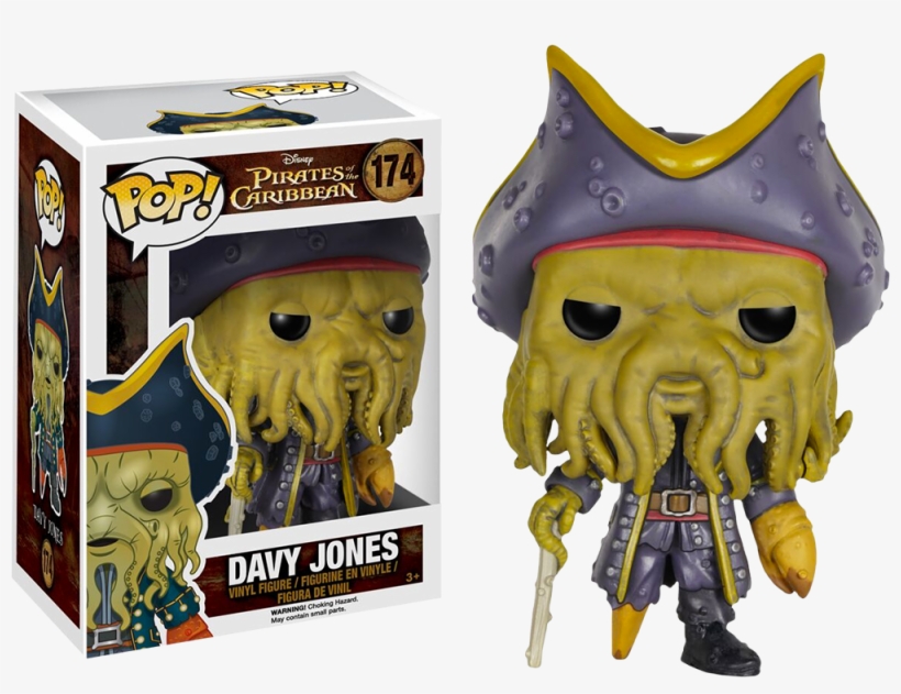 Pirates Of The Caribbean - Davy Jones Funko Pop, transparent png #6432241