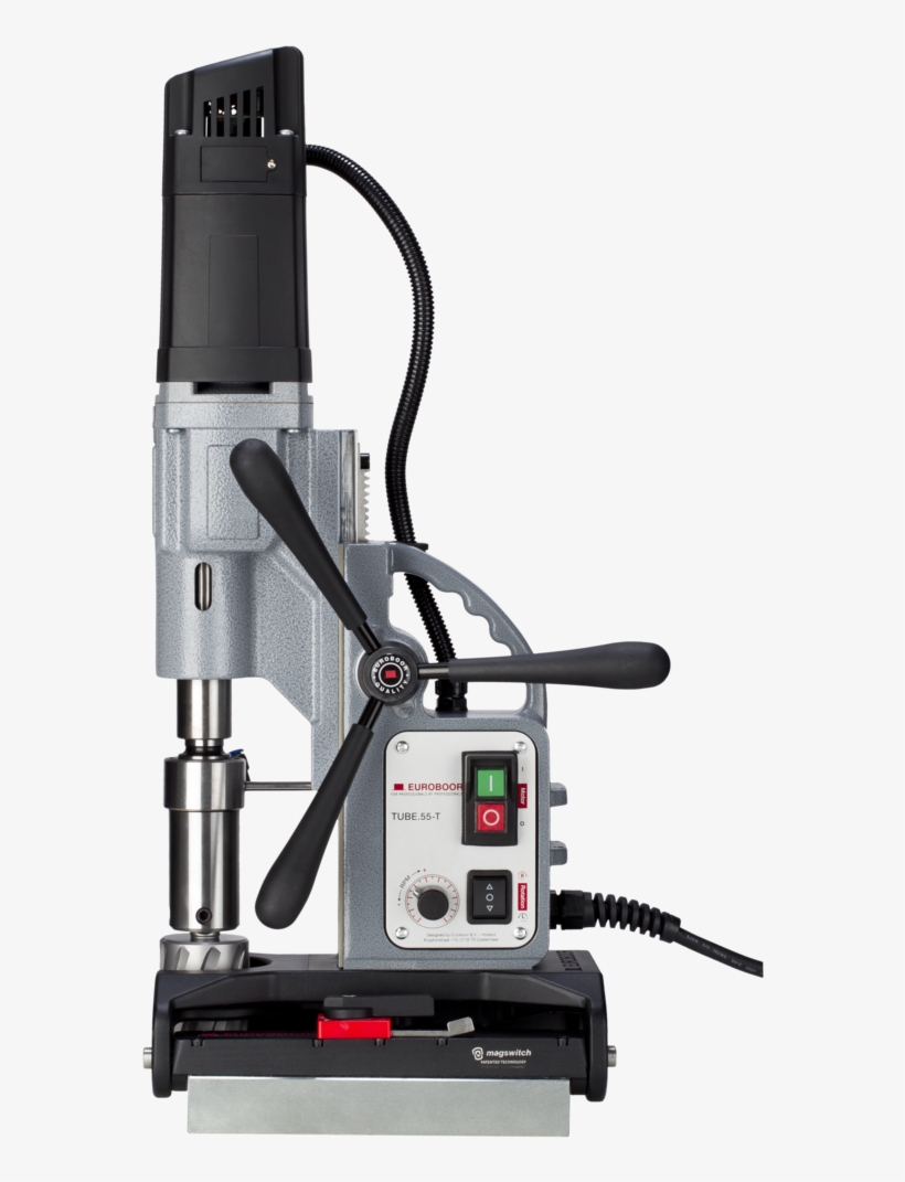 Hmt Tube55t Pipe Clamp Tapping Magnet Drill - Yevroboor, transparent png #6432290
