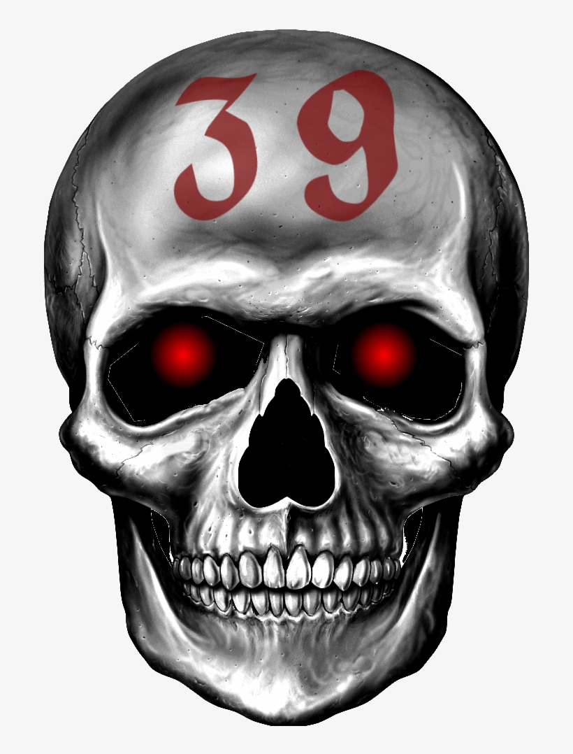 Silverskull39 - Skull, transparent png #6432598