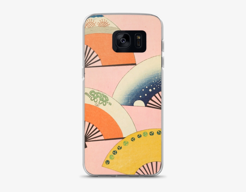 Japanese Bijutsukai Fan Print Samsung Case - Shell, transparent png #6433819