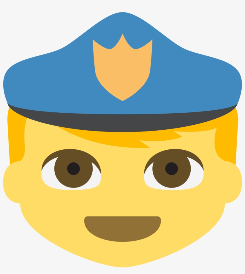 Open - Emoticon Police, transparent png #6435384