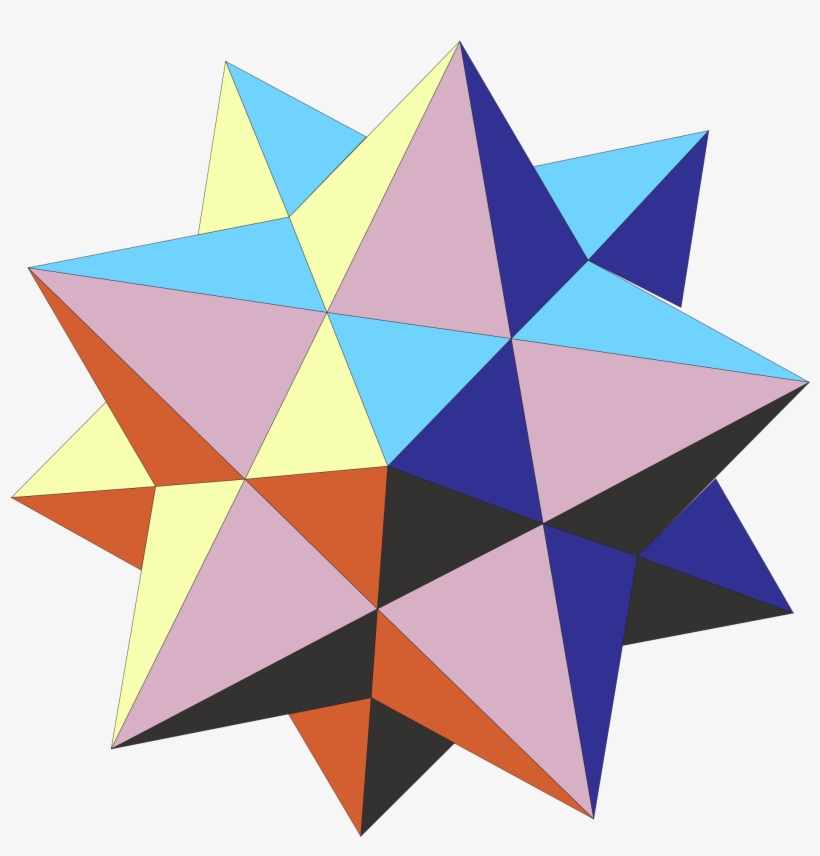 New Svg Image - Stellated Dodecahedron, transparent png #6435441