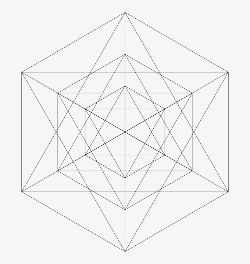 Stellation Metatron Overlapping Circles Grid Dodecahedron - Penteract, transparent png #6435627