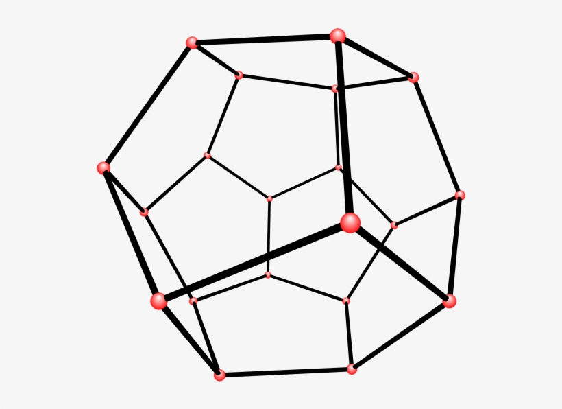 Dodecahedron - Diagram, transparent png #6435697