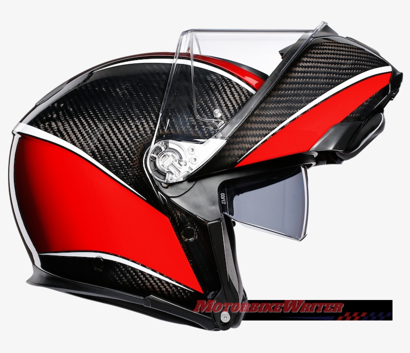 Agv Sportmodular Carbon Modular Motorcycle Helmet Loud - Sportmodular Agv, transparent png #6435699