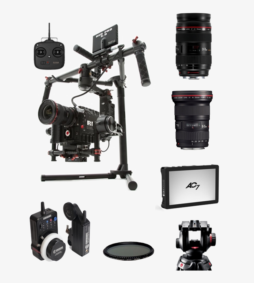 Red Scarlet Mx Canon 16 70mm Dji Ronin Free Transparent PNG Download