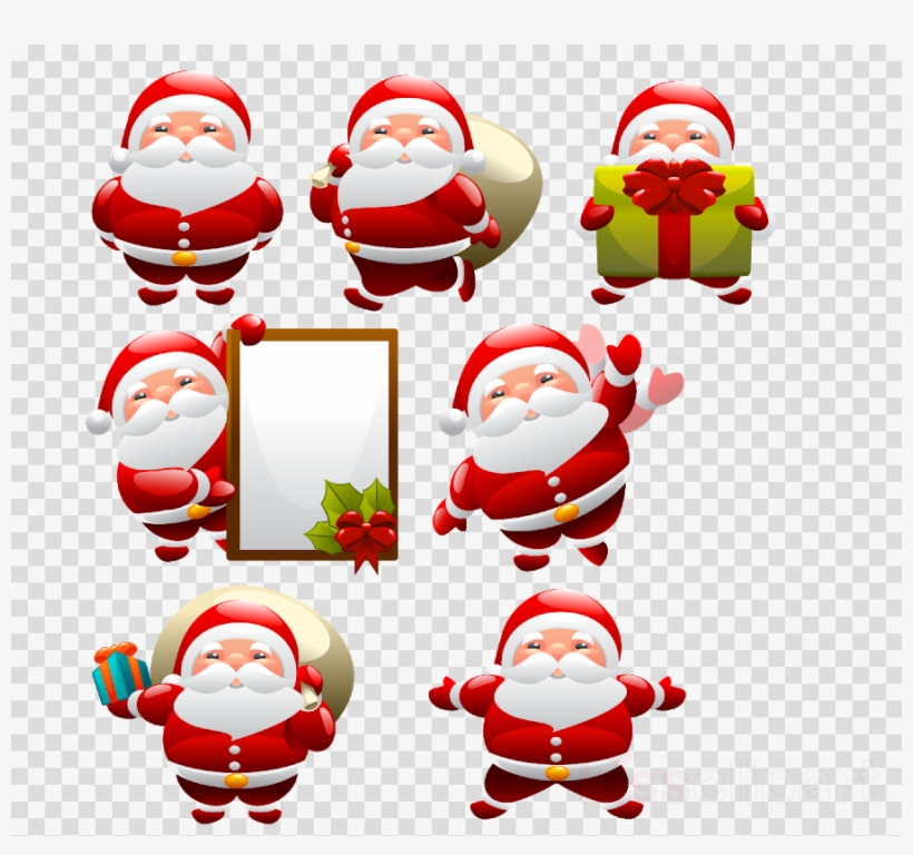 Cute Santa Claus, transparent png #6436729
