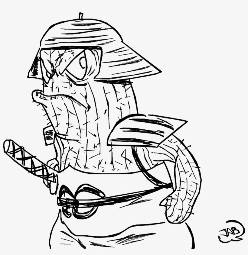 Forum Draw A Cactus - Drawing, transparent png #6436929