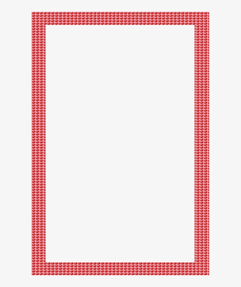 Thousand Hearts Valentine Frame Photoshop Cs5 - Orange, transparent png #6437309