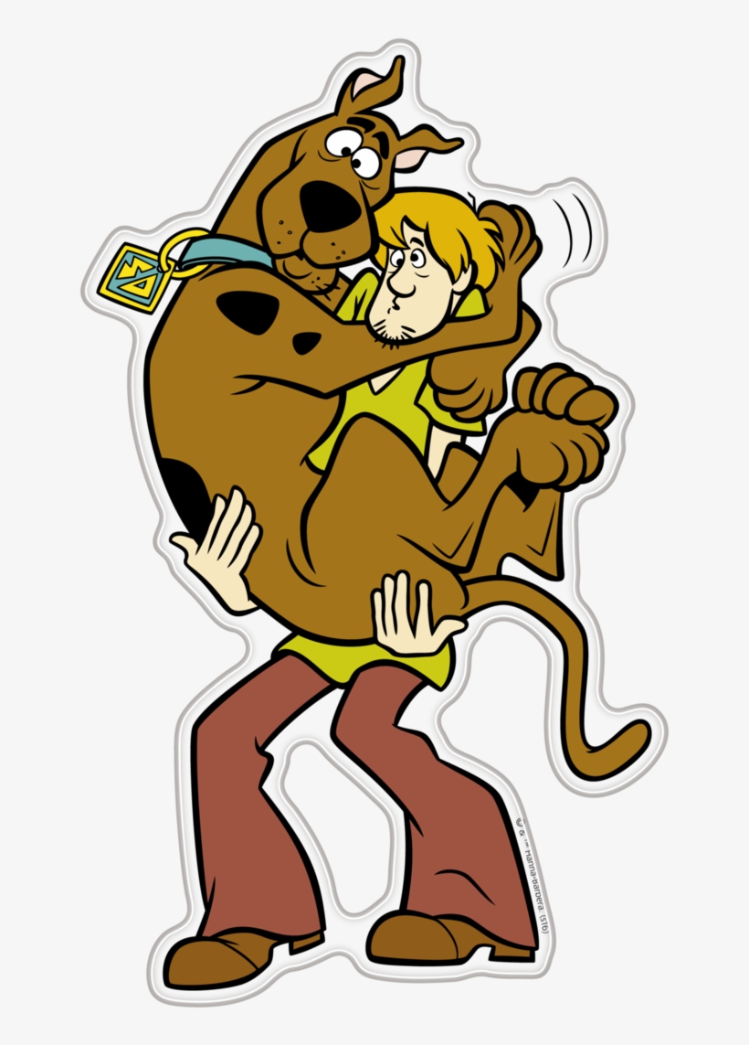 Scared Scooby-doo Shaggy Premium 3d Character Fan Emblem - Scooby Doo Shaggy Patch, transparent png #6437526