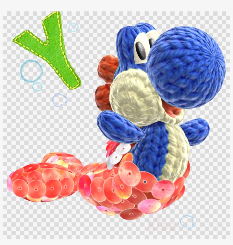 Yoshi's Woolly World Clipart Poochy & Yoshi's Woolly - Yoshi Wooly World Png, transparent png #6437714