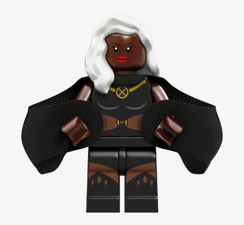 Storm Minifigure - Lego X Men Storm, transparent png #6437999