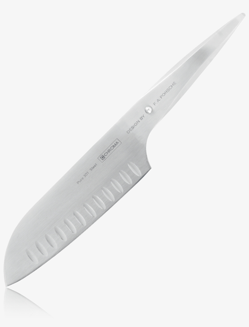 Santoku Knife View - Knife, transparent png #6438881