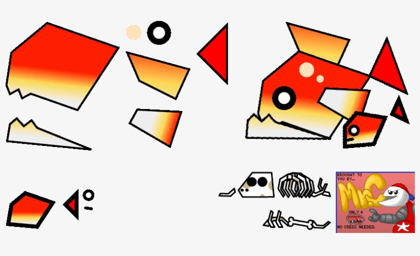 Click For Full Sized Image Captain Gills - Captain Gills Paper Mario, transparent png #6439247