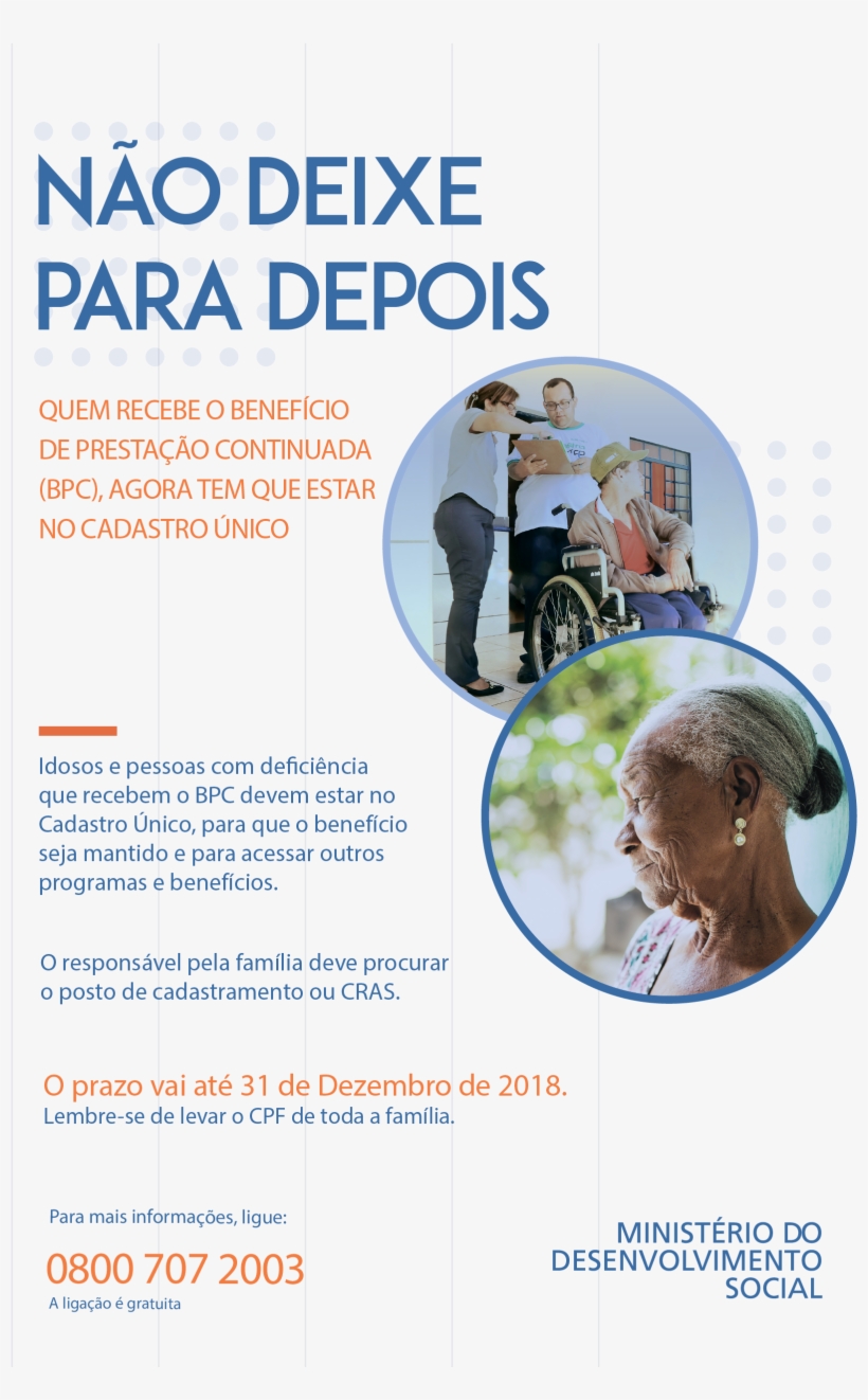 34 Pm 911361 Cartaz Bpc A3 - Não Deixe Para Depois Mds, transparent png #6440486