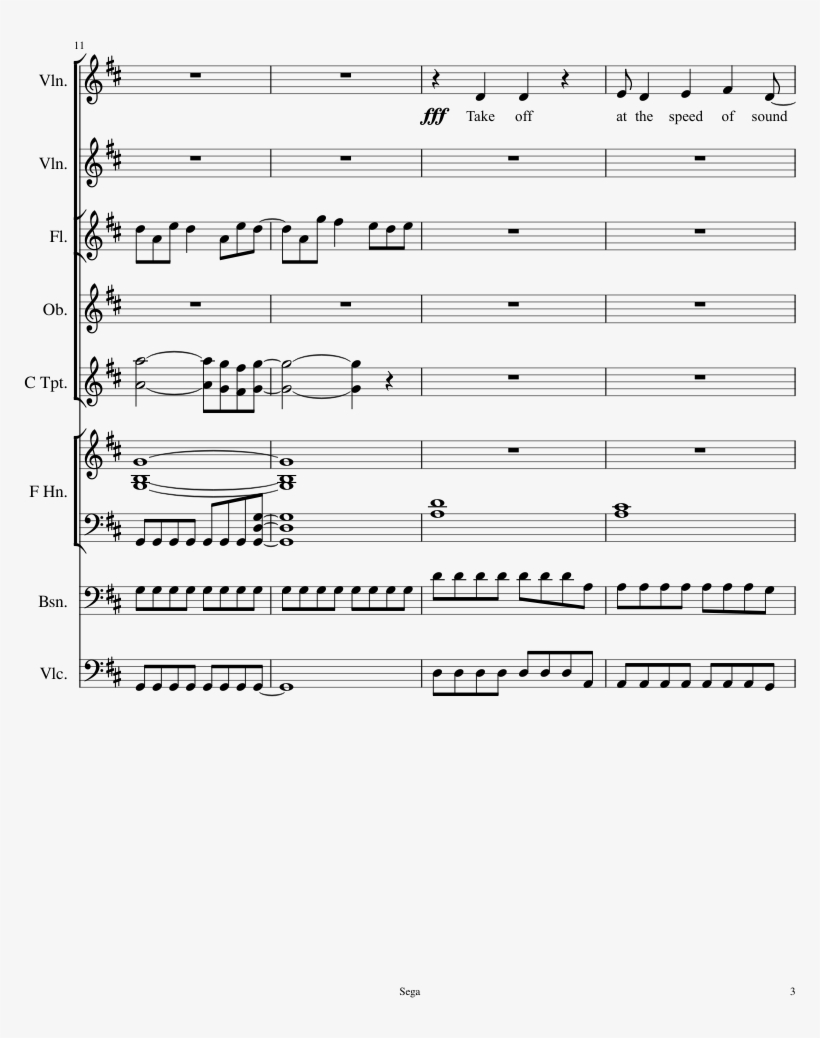 Stars Sheet Music 3 Of 53 Pages - Reach For The Stars Sonic Sheet Music, transparent png #6440948