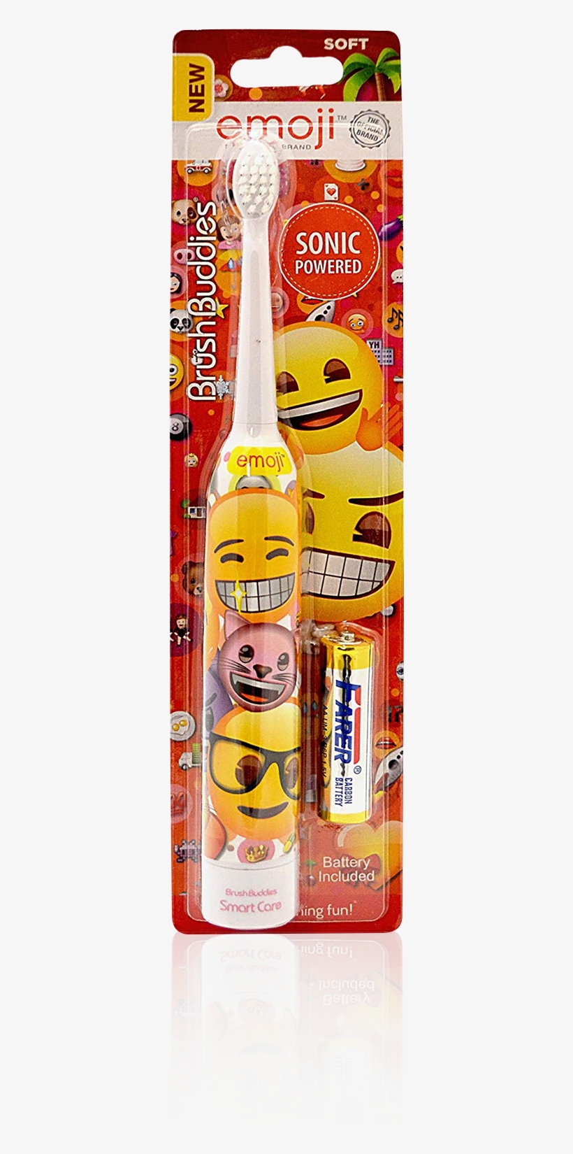 Load Image Into Gallery Viewer, Brush Buddies Emoji - Brush Buddies Emoji Sonic Powered Toothbrush, transparent png #6441406