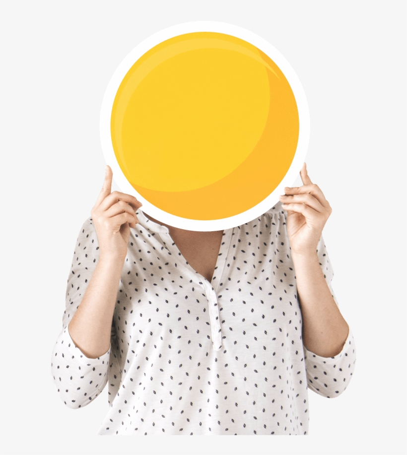 Body With Emoji Face - Cobalamin, transparent png #6441777