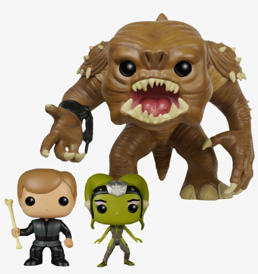 Star Wars Rancor, Luke & Oola - Rancor Luke Funko Pop, transparent png #6441780