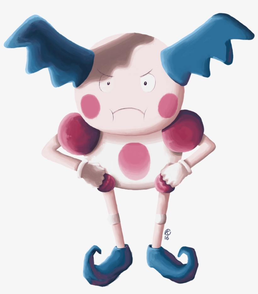 Mr Mime Is Not Satisfied - Lukisan Yang Di Modifikasi, transparent png #6443154