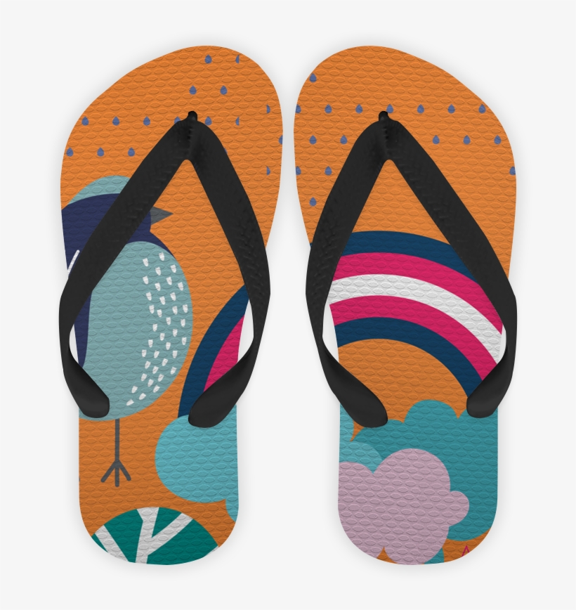 Chinelo Passarinho De Karla Swedenna - Flip-flops, transparent png #6443408