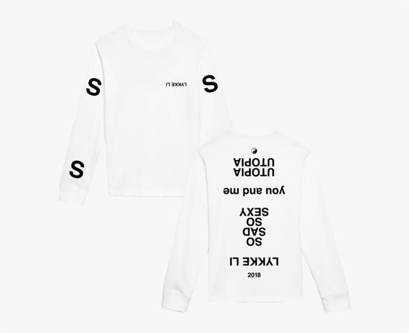 Utopia White Longsleeve - Lykke Li Merch So Sad So Sexy - Free