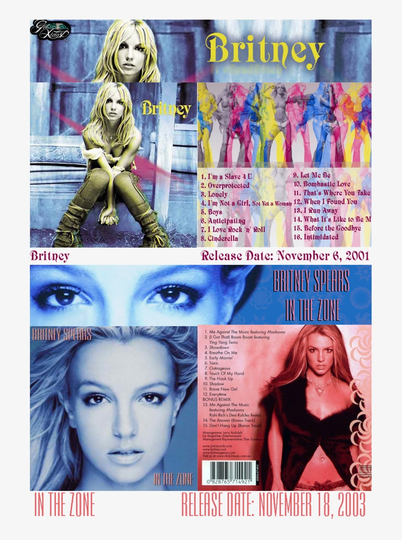 Albumset2 T=1287860471 - Sony Britney By Spears, Britney, transparent png #6445355