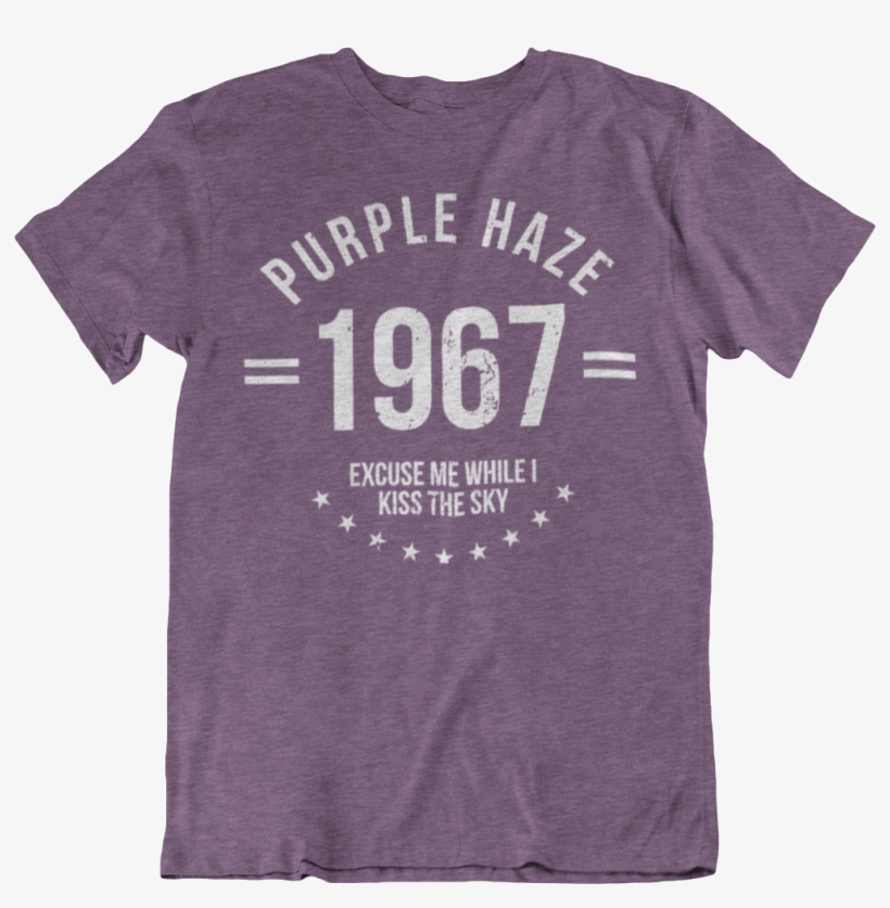 Purple Haze T Shirt Tri Blend - T-shirt, transparent png #6445454