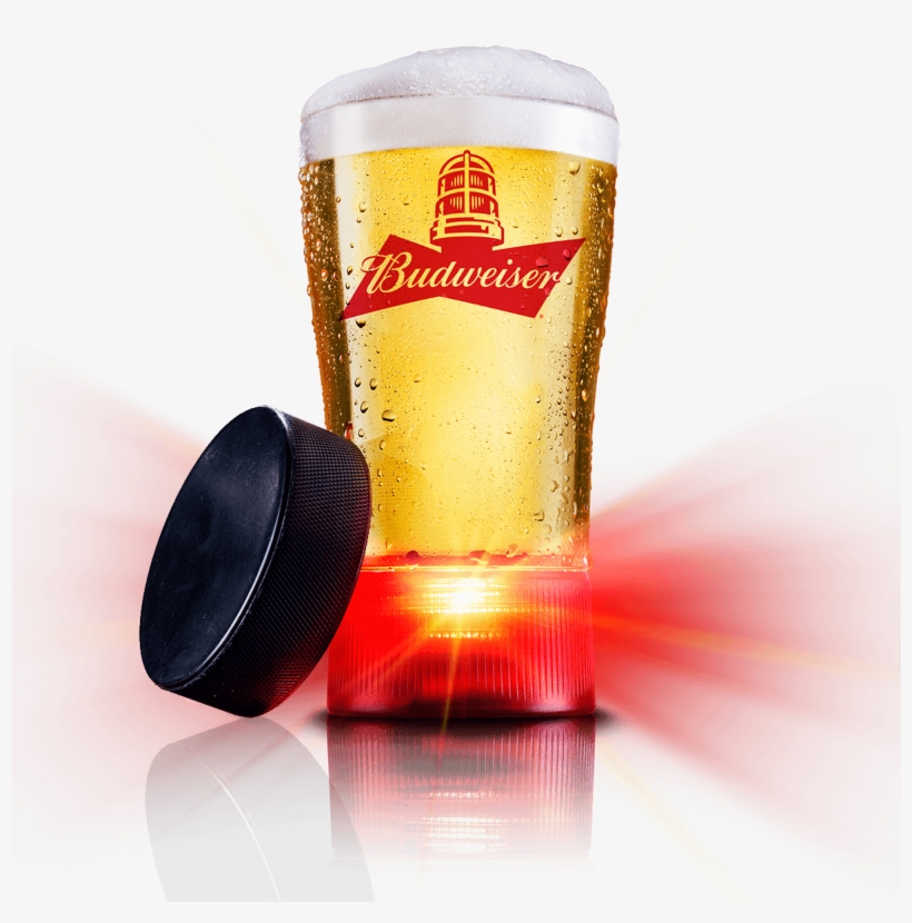 Hockey Goal Light Png For Kids - Budweiser Red Light Glass, transparent png #6445617