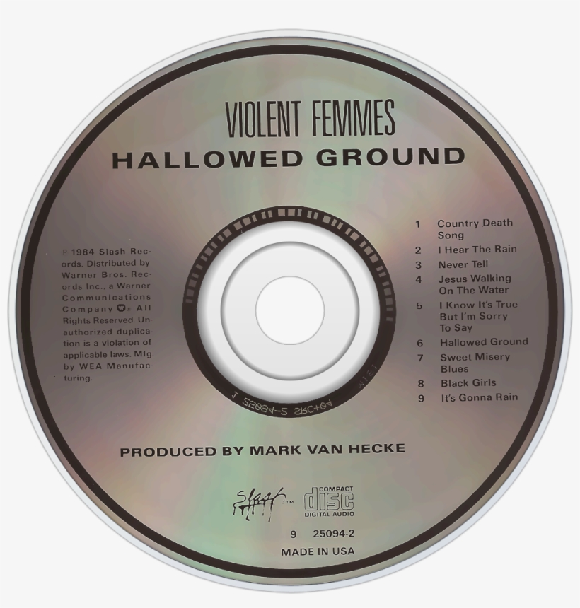 Violent Femmes Hallowed Ground Cd Disc Image - Dio The Last In Line Cd, transparent png #6445829