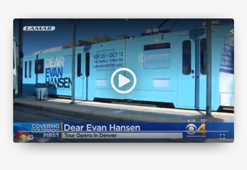 Denver Tony Award-winning Musical Dear Evan Hansen - Tgv, transparent png #6447110