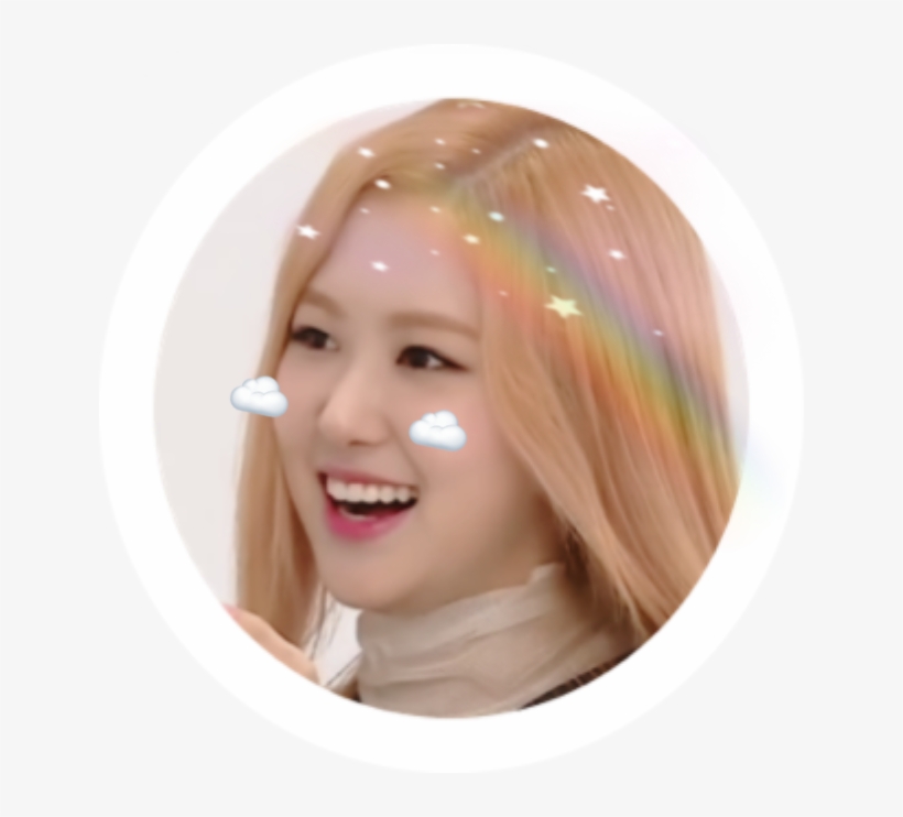Roseblackpink Rose Rosé Blackpink Roséblackpink Chaeyou - Rose Blackpink Icon Png, transparent png #6447782