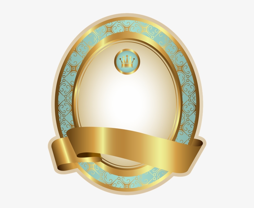 Blue Luxury Label Template Clipart Image - Label, transparent png #6447787