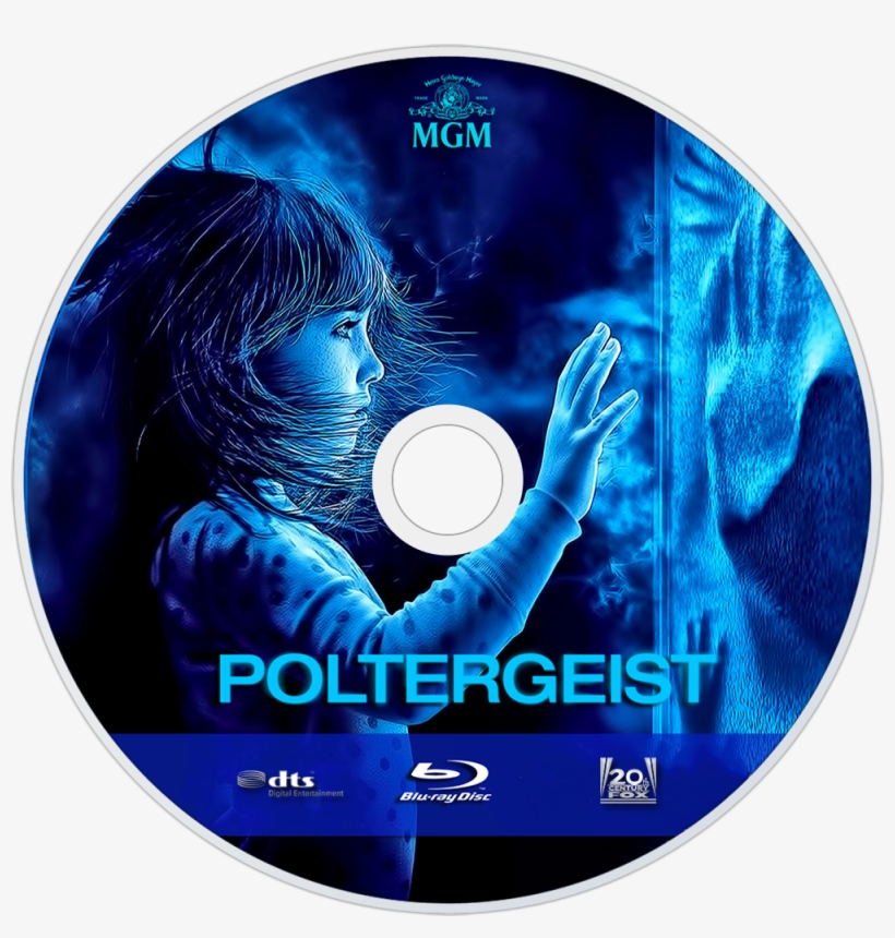 Poltergeist Bluray Disc Image - Poltergeist Blu Ray Label, transparent png #6447985