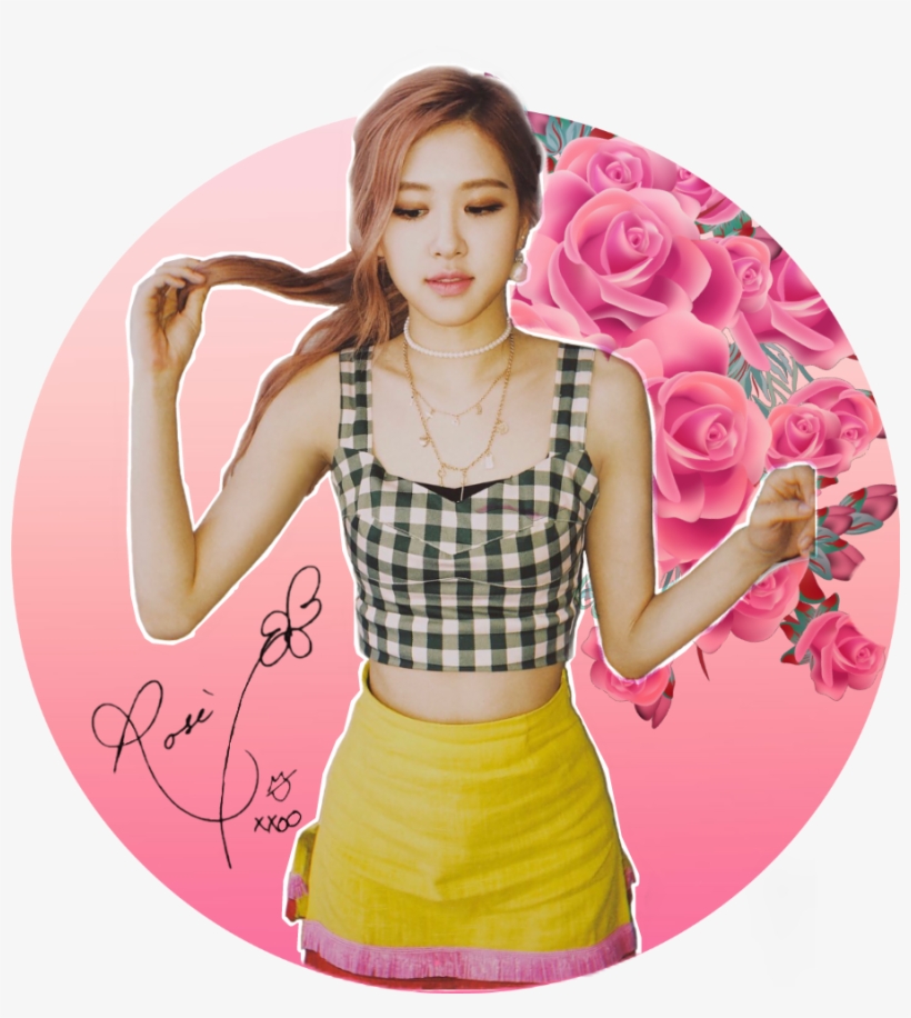 Rose Blackpink Rosé Blackpinkrose Blackpinkrosé Yg - Art Print: Mashakotcur's Beautiful Vector Background, transparent png #6448770