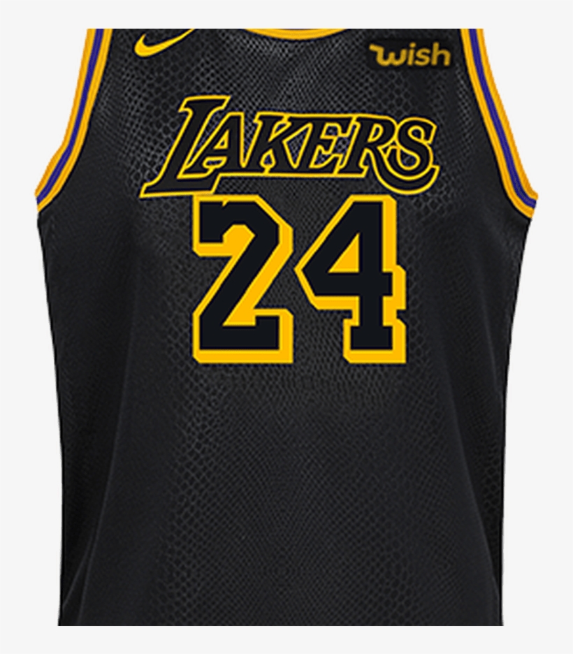 Kobe Bryant Youth City Edition Swingman Jersey Lakers - Lakers Jersey Kobe, transparent png #6450066