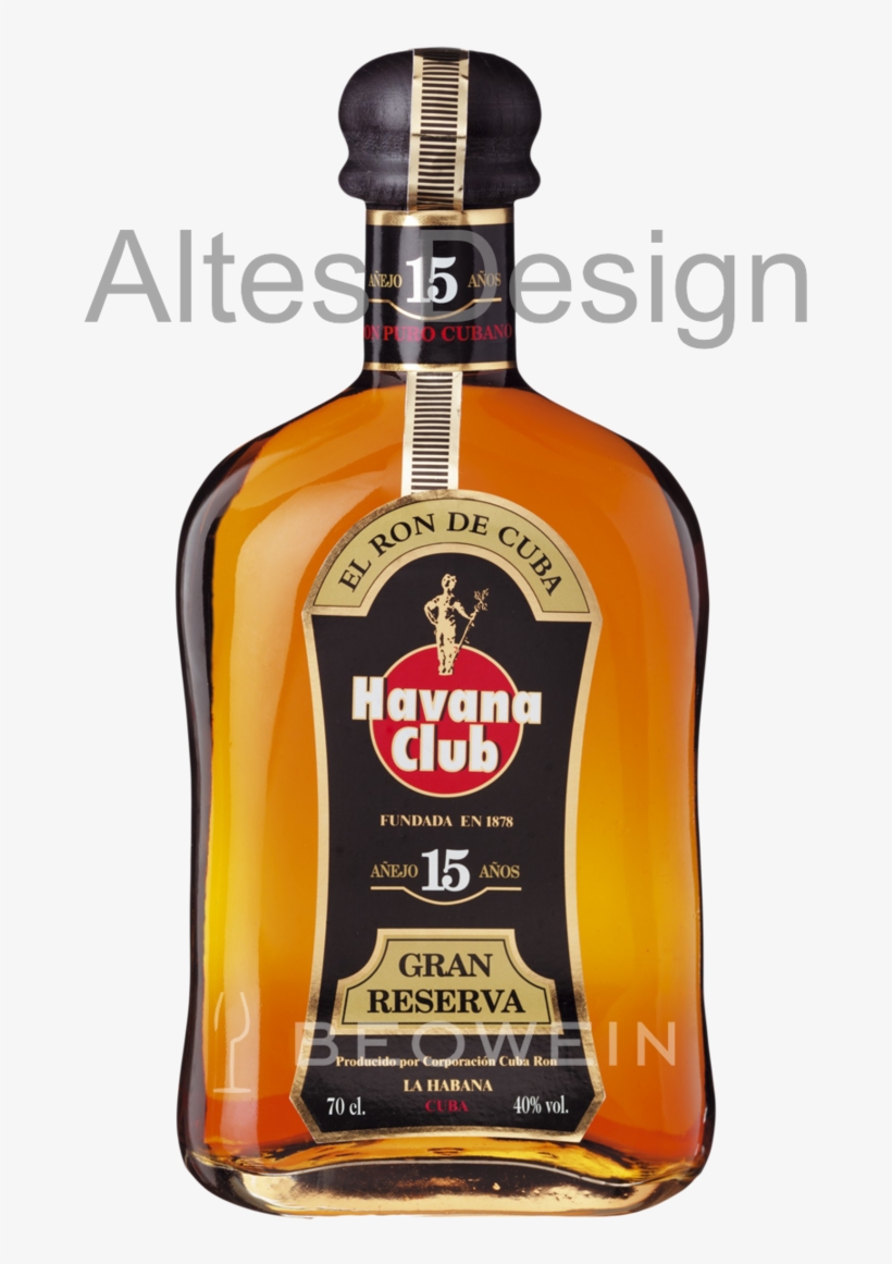 Havana Club Añejo 15 Años Gran Reserva 0,7 L - Havana Club 15, transparent png #6450634