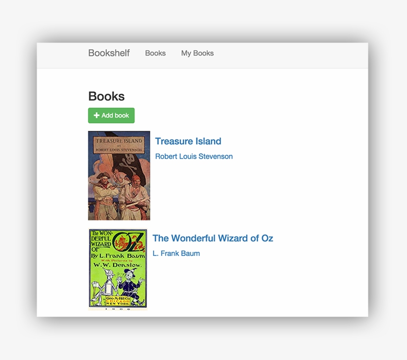 Screen Shot Of The Bookshelf App Showing Controls And, transparent png #6451772