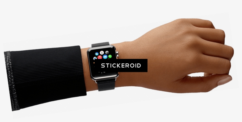 Apple Watch Hand - Muzzano Original Sili Wristband For 42 Mm Apple Watch, transparent png #6452104