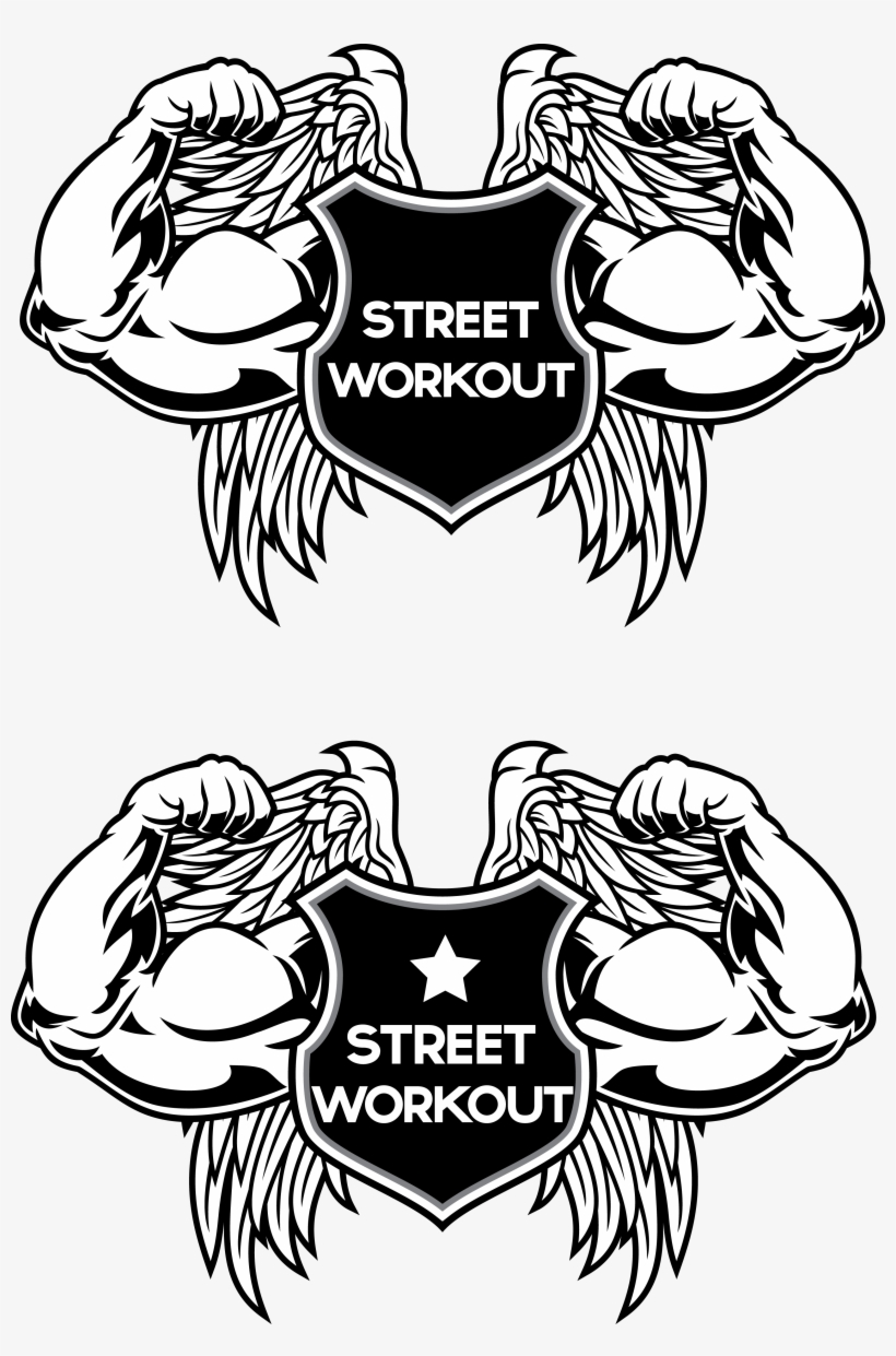 Workout Logo Vector - Street Workout Logo Png, transparent png #6452229